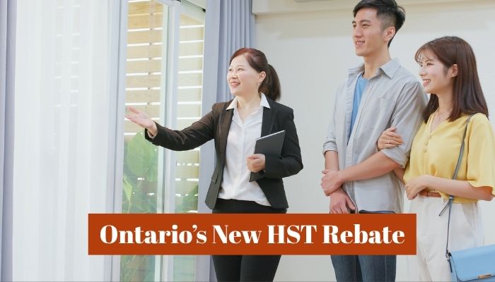 First-time homebuyers in Toronto learning about Ontario’s new HST rebate on new homes.